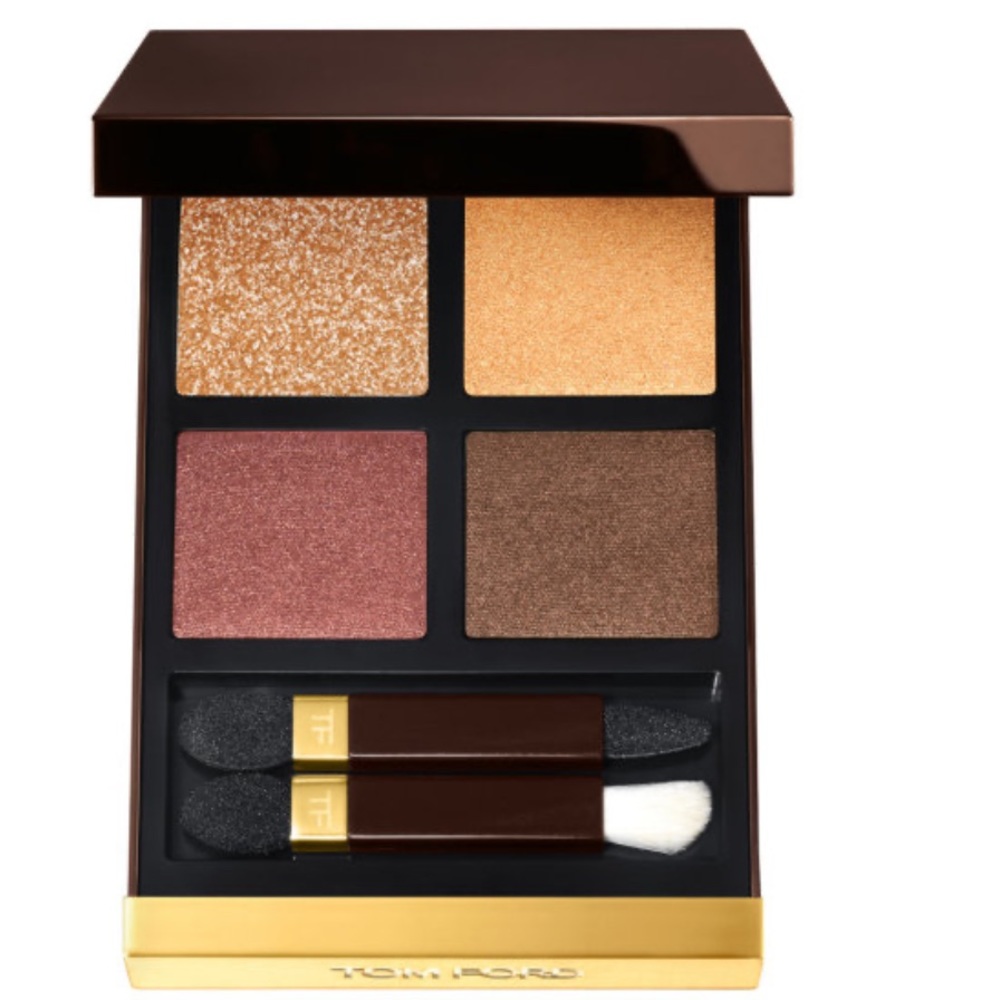 NIB NWT Tom Ford Eye Color Quad Eyeshadow Compact Mirror Palette 26 Leopard Sun - Picture 2 of 14